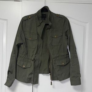 Timing Olive Green Utility Jacket